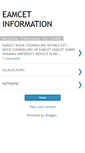 Mobile Screenshot of eamcet-info.blogspot.com