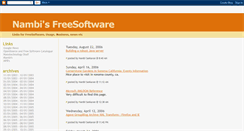 Desktop Screenshot of open-free-software.blogspot.com