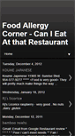 Mobile Screenshot of foodallergycorner.blogspot.com