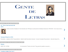Tablet Screenshot of gente-de-letras.blogspot.com