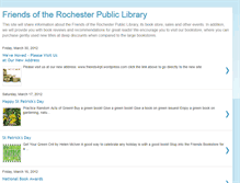 Tablet Screenshot of friendsbookstorerochmn.blogspot.com