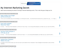 Tablet Screenshot of myinternetmarketingsecret.blogspot.com