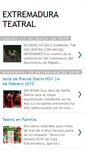 Mobile Screenshot of extremadurateatral.blogspot.com