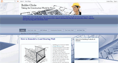 Desktop Screenshot of builderchicks.blogspot.com