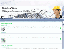 Tablet Screenshot of builderchicks.blogspot.com