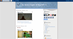 Desktop Screenshot of barleyenglish10b.blogspot.com