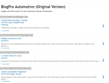 Tablet Screenshot of blogproautomo.blogspot.com