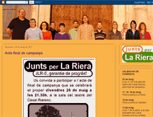 Tablet Screenshot of juntsperlariera.blogspot.com