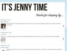 Tablet Screenshot of itsjennytime.blogspot.com