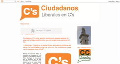 Desktop Screenshot of ciudadanos-liberales.blogspot.com