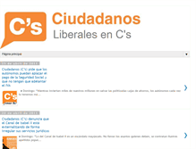 Tablet Screenshot of ciudadanos-liberales.blogspot.com