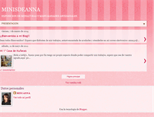 Tablet Screenshot of minisdeanna.blogspot.com