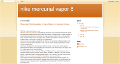 Desktop Screenshot of nikemercurialvapor-8to.blogspot.com