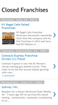 Mobile Screenshot of closedfranchises.blogspot.com