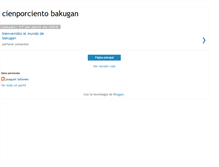 Tablet Screenshot of cienporcientobakugan.blogspot.com