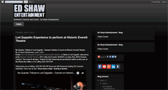 Desktop Screenshot of edshawentertainment.blogspot.com