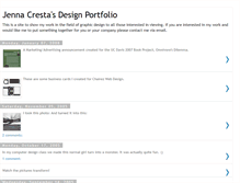 Tablet Screenshot of jennacresta.blogspot.com