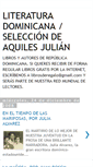 Mobile Screenshot of literatura-dominicana.blogspot.com