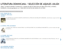 Tablet Screenshot of literatura-dominicana.blogspot.com