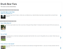 Tablet Screenshot of drunkbearfans.blogspot.com