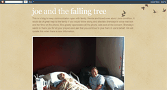 Desktop Screenshot of joeandfallingtree.blogspot.com