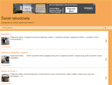 Tablet Screenshot of prezentowyswiatrekodziela.blogspot.com