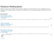 Tablet Screenshot of palladiumweddingbands.blogspot.com