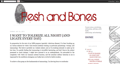 Desktop Screenshot of fleshandbones1.blogspot.com