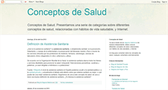 Desktop Screenshot of conceptosdesalud.blogspot.com