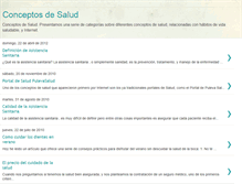 Tablet Screenshot of conceptosdesalud.blogspot.com