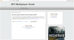 Desktop Screenshot of bf3-multiplayer-guide.blogspot.com