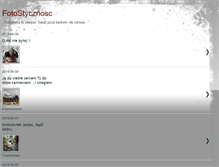 Tablet Screenshot of fotostycznosc.blogspot.com