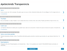 Tablet Screenshot of apeteciendotransparencia.blogspot.com