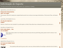 Tablet Screenshot of informacaodoesporte.blogspot.com