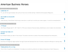 Tablet Screenshot of businessheroes.blogspot.com