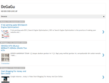 Tablet Screenshot of degagu.blogspot.com