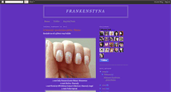 Desktop Screenshot of frankenstyna.blogspot.com