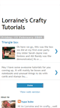 Mobile Screenshot of lorrainescraftytutorials.blogspot.com