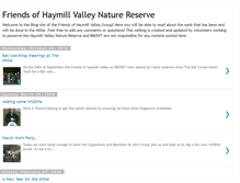 Tablet Screenshot of friendsofhaymillvalley.blogspot.com