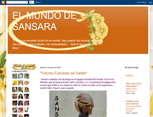 Tablet Screenshot of elmundodesansara.blogspot.com