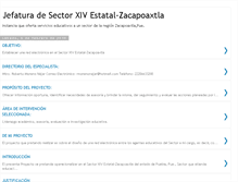 Tablet Screenshot of jefaturadesectorxivestatalzacapoaxtla.blogspot.com