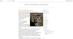 Desktop Screenshot of easyeverydayrecipes.blogspot.com