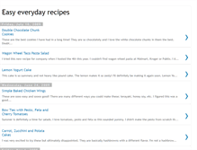 Tablet Screenshot of easyeverydayrecipes.blogspot.com