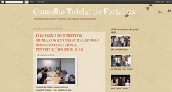 Desktop Screenshot of conselhotutelardefortaleza.blogspot.com