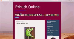 Desktop Screenshot of ezhuthmagazine.blogspot.com