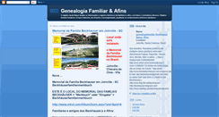 Desktop Screenshot of genealogiafamiliar.blogspot.com