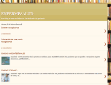 Tablet Screenshot of enfermesalud.blogspot.com