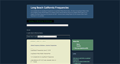 Desktop Screenshot of longbeachfrequencies.blogspot.com