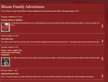 Tablet Screenshot of bloomfamilyadventures.blogspot.com