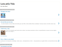 Tablet Screenshot of lutacontraleucemia.blogspot.com